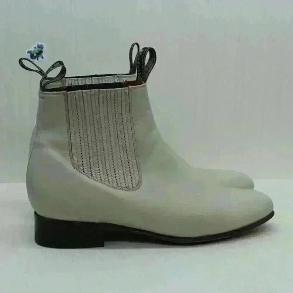 El Estribo Men’s Tan Leather Ankle Boots Size US 8.5 - Picture 7 of 11